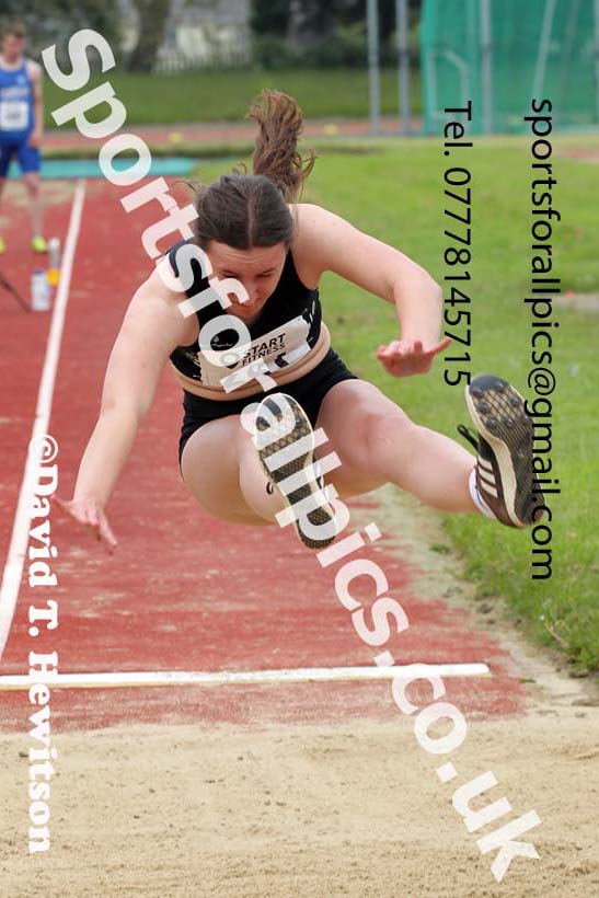 Long jump, 2021 North East Grand Prix No. 3, Monkton, Wednesday, june 2nd. Photo: David T. Hewitson/Sports for All Pics